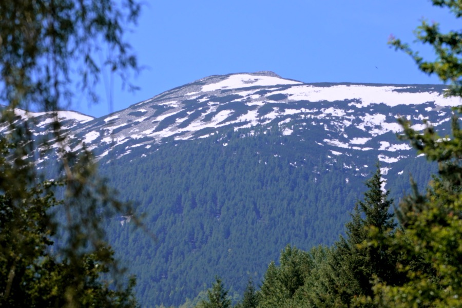 Pirin mountain view from Predel Hut
